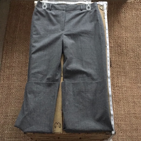 TAHARI HEATHER GRAY 2 PC PANT BLAZER SUIT SET 6 - Picture 9 of 16